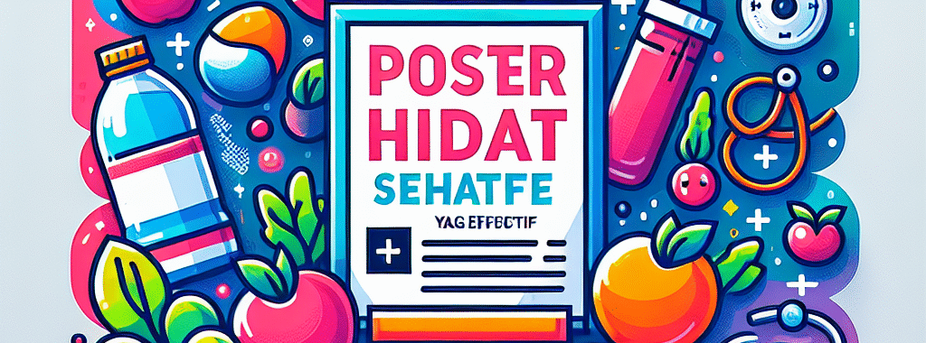 Tips Menarik untuk Menciptakan Poster Gaya Hidup Sehat yang Efektif