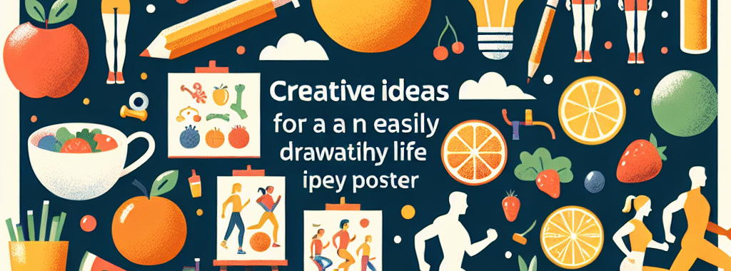 Ide Kreatif untuk Poster Hidup Sehat yang Mudah Digambar